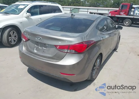 2016 Hyundai Elantra Se z USA, uszkodzony, nr VIN 5NPDH4AE3GH662650